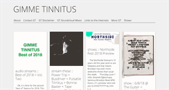 Desktop Screenshot of gimmetinnitus.com